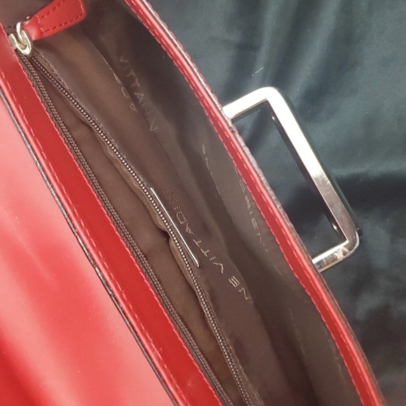 Adrianne Vitadinni Red Leopard Print Small Handbag - Picture 7 of 9